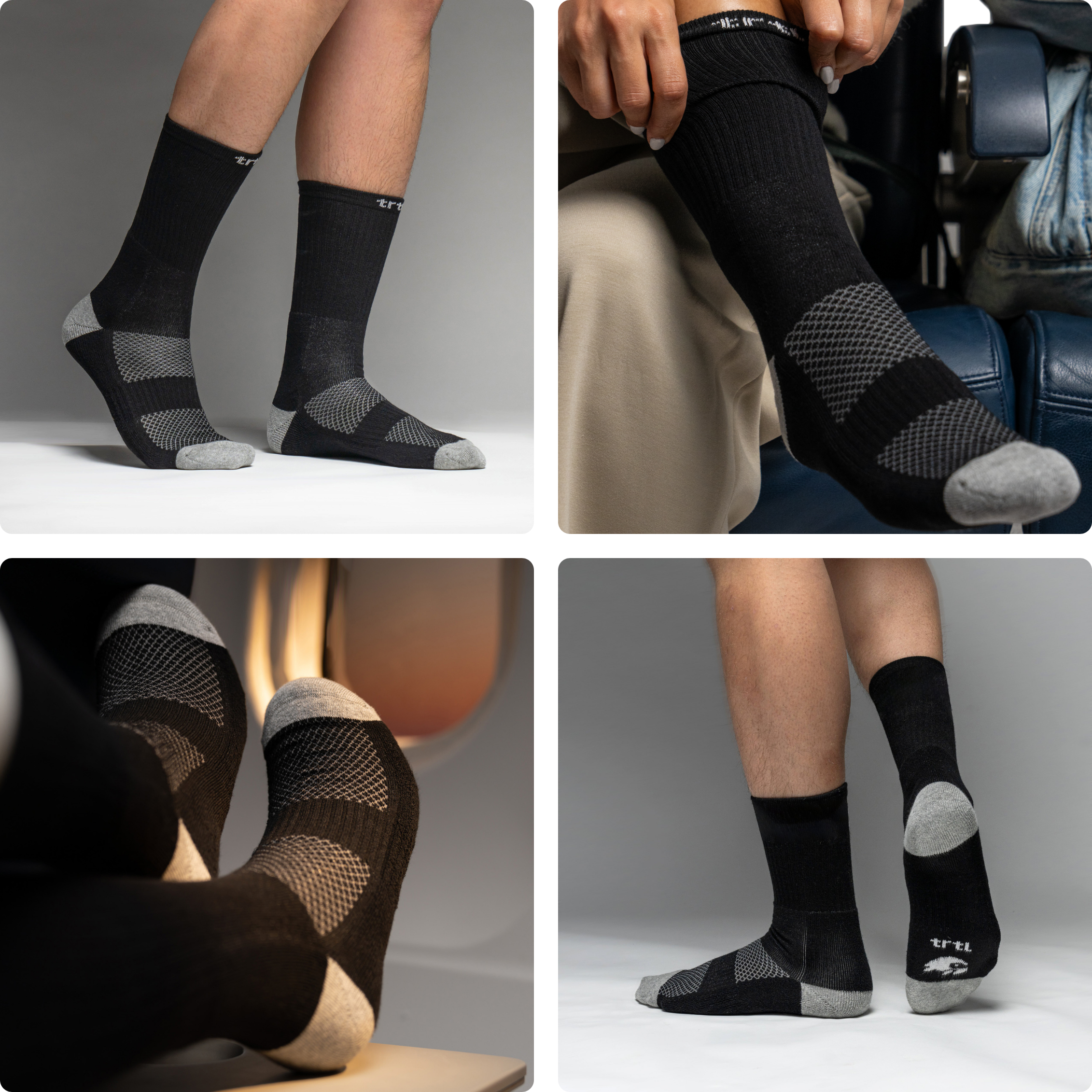 Trtl Bamboo Travel Socks | Trtl Travel AU